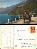 Ansichtskarte  In Via Per La Città; Ansicht Mit Esel U. Fuhrwerk 1931 - Anes