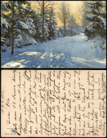 Winter-Ansichtskarte (Schnee/Eis) Stimmungsbild Photochromie Serien-AK 1916 - Unclassified