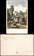Künstlerkarte BLED Pogled Na Blejski Grad Iz Malnar-jevega Parka 1920 - Peintures & Tableaux