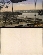 Neuwied (Rhein) Rheinufer. Blick Aus Dem Garten Des Hotels Zum Wilden Mann. 1918 - Neuwied