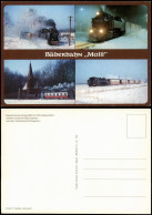 Ansichtskarte  Bäderbahn Molli Im Im Winter Schnee 1990 - Trains