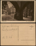 Ansichtskarte Hildesheim Am Marktplatz - Laubengang 1928 - Hildesheim