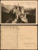 Ansichtskarte Schwangau Schloss Neuschwanstein 1928 - Other & Unclassified