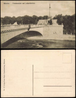 Ansichtskarte München Friedenssäule Und Luitpoldbrücke 1910 - Muenchen