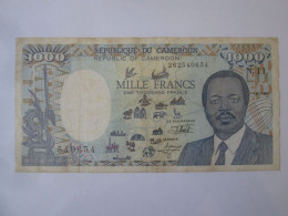 Rare Year! Cameroon 1000 Francs 1992 Banknote,see Pictures - Cameroun