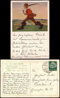 Ansichtskarte  Künstlerkarte Hans Lang "Peter Schlemihl" 1935 - Contes, Fables & Légendes