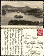 Postcard Bled Veldes Panorama-Ansicht 1940 - Slovénie