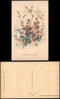 Ansichtskarte  SINCERI AUGURI - Wiesenblumen Strauss 1956 - Peintures & Tableaux