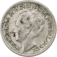 Pays-Bas, Wilhelmina I, 10 Cents, 1938, Utrecht, Argent, TTB, KM:163 - 10 Centavos