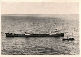 ! S/w Ansichtskarte Ship, Tankschiff, Tanker, Esso Köln - Pétroliers