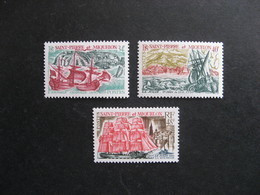 Saint Pierre Et Miquelon: TB  Série N° 395 Au N° 397, Neufs XX. - Unused Stamps