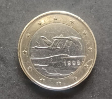 FINLANDIA 1 EURO 1999 7/10 STORAGE VERY RARE COMING FROM THE FIRST EURO KITS - Finlande