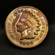 1 CENT INDIAN HEAD 1890 USA / TETE D'INDIEN - 1859-1909: Indian Head