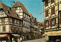 67 - Obernai - La Rue Du Chanoine Gyss - Flamme Postale - Commerces - CPM - Voir Scans Recto-Verso - Obernai