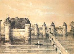 45 - Sully Sur Loire - Le Château - D'après Une Gravure D'époque - Gravure Lithographie Ancienne - CPM - Voir Scans Rect - Sully Sur Loire