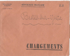 3 Enveloppes De Service - Poste Postes - CHARGEMENTS - ENVELOPPE-DEPECHE - Correspondances Par EXPRES - N° 10 -  8 - 817 - Poste