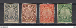 VATICANO:  1933  ANNO  SANTO  -  S. CPL. 4  VAL. N. -  SASS. 15/18  -  SPL. - Unused Stamps