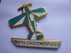 Pins C MAUNOURY  EMS EXPRESS MAIL SERVICE CHRONOPOST 2 Attaches - Markennamen