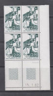 France N° 2163 XX Touristique : Crest En Bloc De 4 Coin Daté Du 15 . 1 . 82 ; 1 Trait, Sans Charnière, TB - 1980-1989