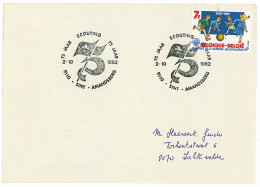 SC 26 - 879 Scout BELGIUM - Cover - Used - 1982 - Lettres & Documents