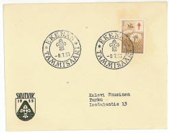 SC 26 - 59 Scout FINLAND - Cover - Used - 1955 - Storia Postale