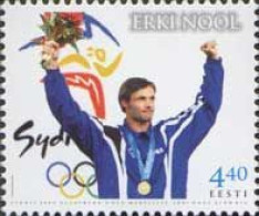 Estonia Estland Estonie 2001 Olympic Champion Erki Nool Sydney Summer Olympics Stamp MNH - Estonia