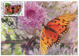 MAX 29 - 122 BUTTERFLY, Romania - Maximum Card - 2005 - Papillons