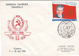 COV 04 - 68 Dictator Nicolae CEAUSESCU, Romania - Cover - Used - 1986 - Autres & Non Classés