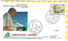COV 04 - 501 Pope PAULUS II - Cover - Used - 1988 - Autres & Non Classés