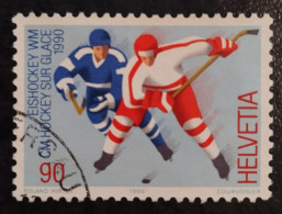 Helvetia Schweiz Suisse - 1990 - Eishockey, Icehockey  - Used - Jockey (sobre Hielo)