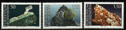 Liechtenstein 1989 - Mi.Nr. 981 - 983 - Postfrisch MNH - Mineralien Minerals - Minerals