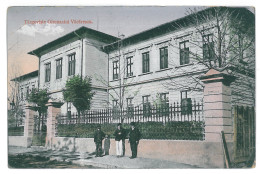 RO 39 - 12653 TARGOVISTE, High School, Romania - Old Postcard, CENSOR - Used - 1917 - Rumänien