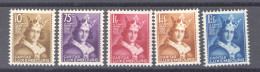 Luxembourg  :  Mi  252-56  * - Unused Stamps