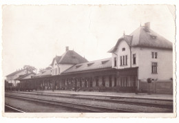 RO 39 - 19912 RAZBOIENI, Cluj, Railway Station, Romania - Old Postcard, Real PHOTO - Unusednused - Rumania