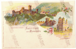 RO 39 - 22001 CURTEA De ARGES, TISMANA, Litho, Romania - Old Postcard - Unused - Rumänien