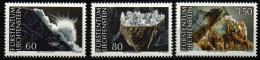 Liechtenstein 1994 - Mi.Nr. 1093 - 1095 - Postfrisch MNH - Mineralien Minerals - Minerals