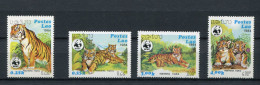 WWF - Laos - Mi.Nr. 706 / 709 - "Tiger" ** / MNH (aus Dem Jahr 1984) - Neufs