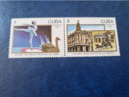 CUBA  NEUF  1988   BALLET  NACIONAL  Y  GRAN  TEATRO  //  PARFAIT  ETAT  //  1er  CHOIX  // - Neufs