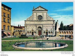 FIRENZE:  PIAZZA  E  CHIESA  DI  S. MARIA  NOVELLA  -  FG - Kerken En Kloosters