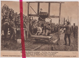 Oorlog Guerre 14/18 - Holland - Ring Of Tonsteken Door Militairen - Orig. Knipsel Coupure Tijdschrift Magazine - 1917 - Ohne Zuordnung
