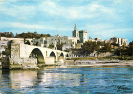 AVIGNON Le Pont Saint Benezet Le Palais Des Papes 17(scan Recto-verso) ME2638 - Avignon