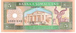 SOMALILAND P1 5 SHILLINGS 1994  UNC. - Sonstige – Afrika