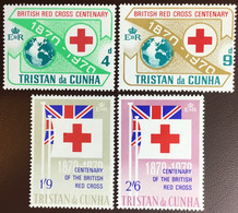 Tristan Da Cunha 1970 Red Cross Centenary MNH - Tristan Da Cunha