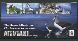 WWF - Aitutaki - Mi.Nr. 966 / 969 - "Chatham-Albatross" ** / MNH (aus Dem Jahr 2016) - Neufs