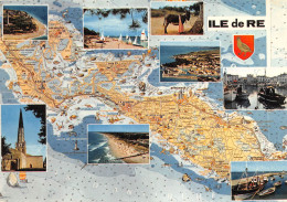 ÎLE DE Ré  Carte De L'île  Map 28 (scan Recto Verso)ME2674UND - Ile De Ré