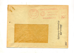 Lettre Flamme Ema Magdebourg Chimie - Maschinenstempel (EMA)