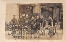 92-ASNIERES- CARTE-PHOTOS- CYCLISTES- ASNIERES SPORTIFS 1925 - Asnieres Sur Seine