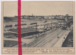 Oorlog Guerre 14/18 - Margate Harbour , Haven , Le Port - Orig. Knipsel Coupure Tijdschrift Magazine - 1917 - Non Classés