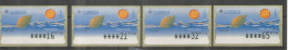 ESPAÑA SPAIN ATM NATURALEZA 4 VALORES 16 21 32 65 6 DIGITOS - Unused Stamps