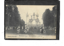 51- MONTMIRAIL- Une Vue Animée De " LA TOUR HUMAINE " Au CONCOURS De La Fête De GYMNASTIQUE Le 15 Aout 1913 - Montmirail